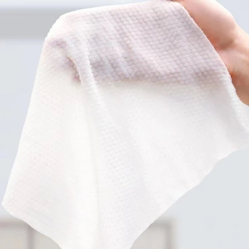 100 Mini Compressed Cotton Towel Tablets