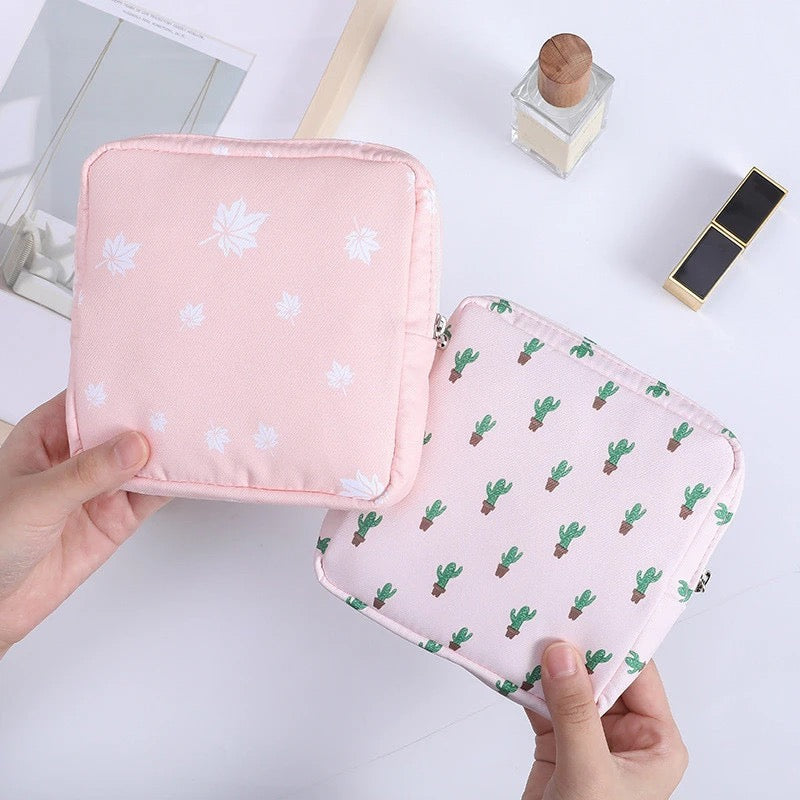 Women Sanitary Feminine Products Travel Pouch | BUY 3 GET UNICORN POUCH FREE