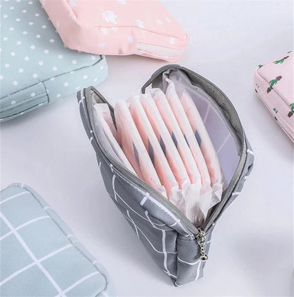 Women Sanitary Feminine Products Travel Pouch | BUY 3 GET UNICORN POUCH FREE