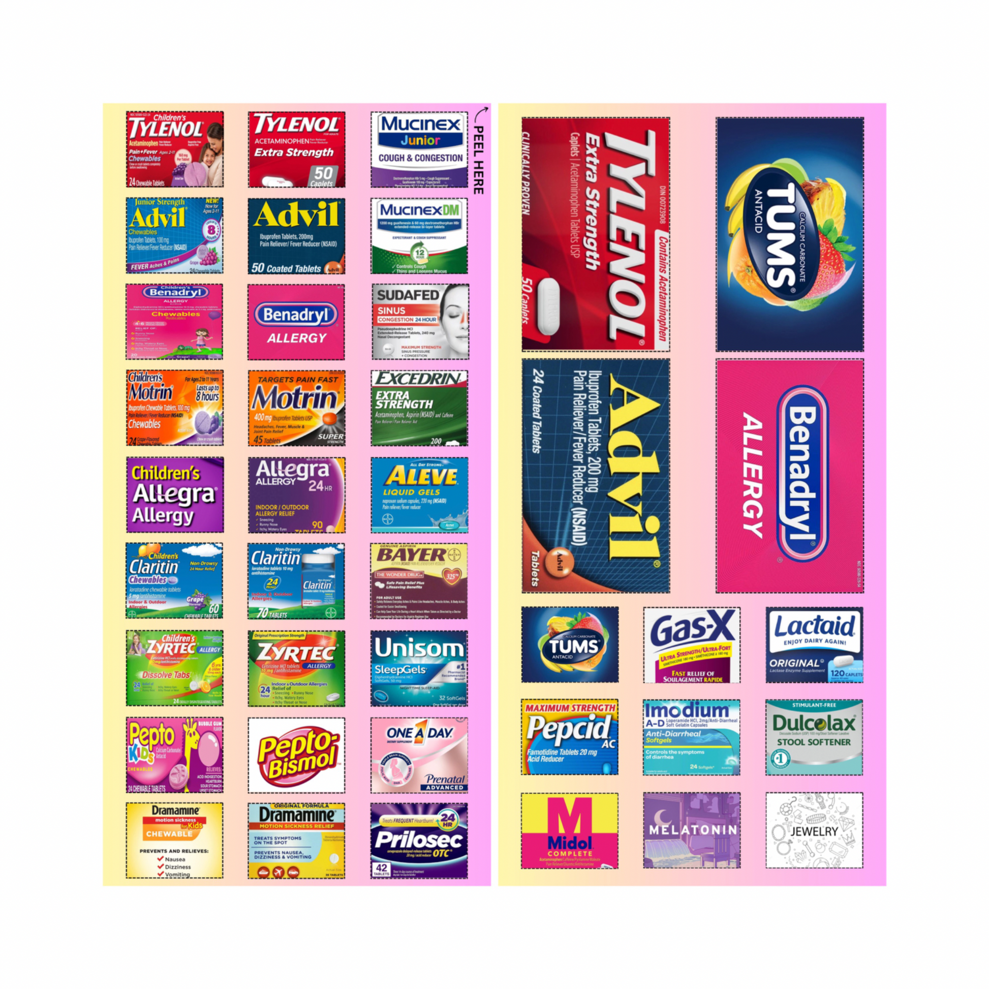 Free Printable Pill Box Labels Free Printable Pill Box Labels